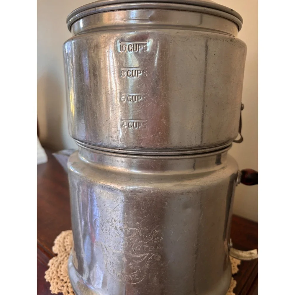Vintage 1940's Enterprise Co Drip-O-Lator coffee pot 10 cup capacity drip